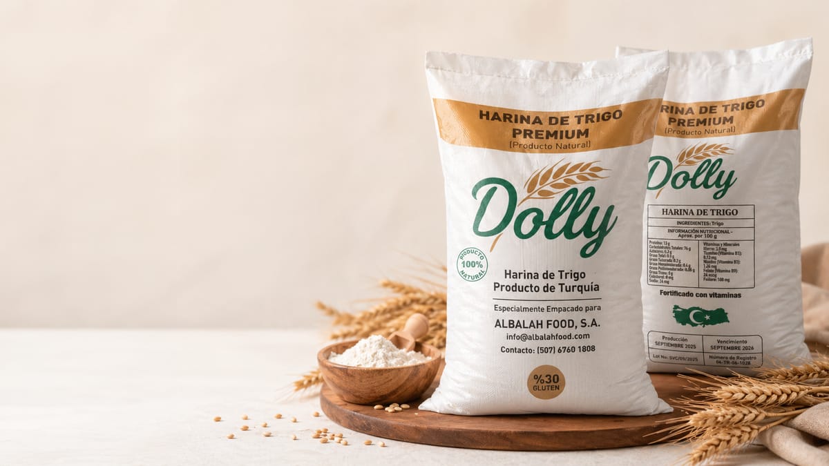 Harina DOLLY — producida por Sevincler Flour Mill, Turquía